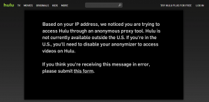 Hulu Blocks VPN